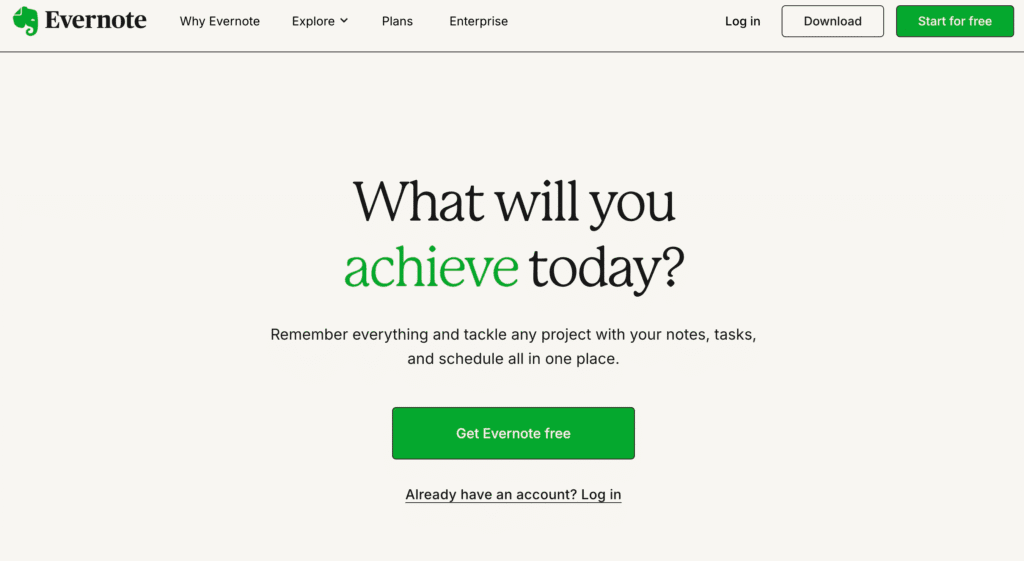 Evernote on Apple